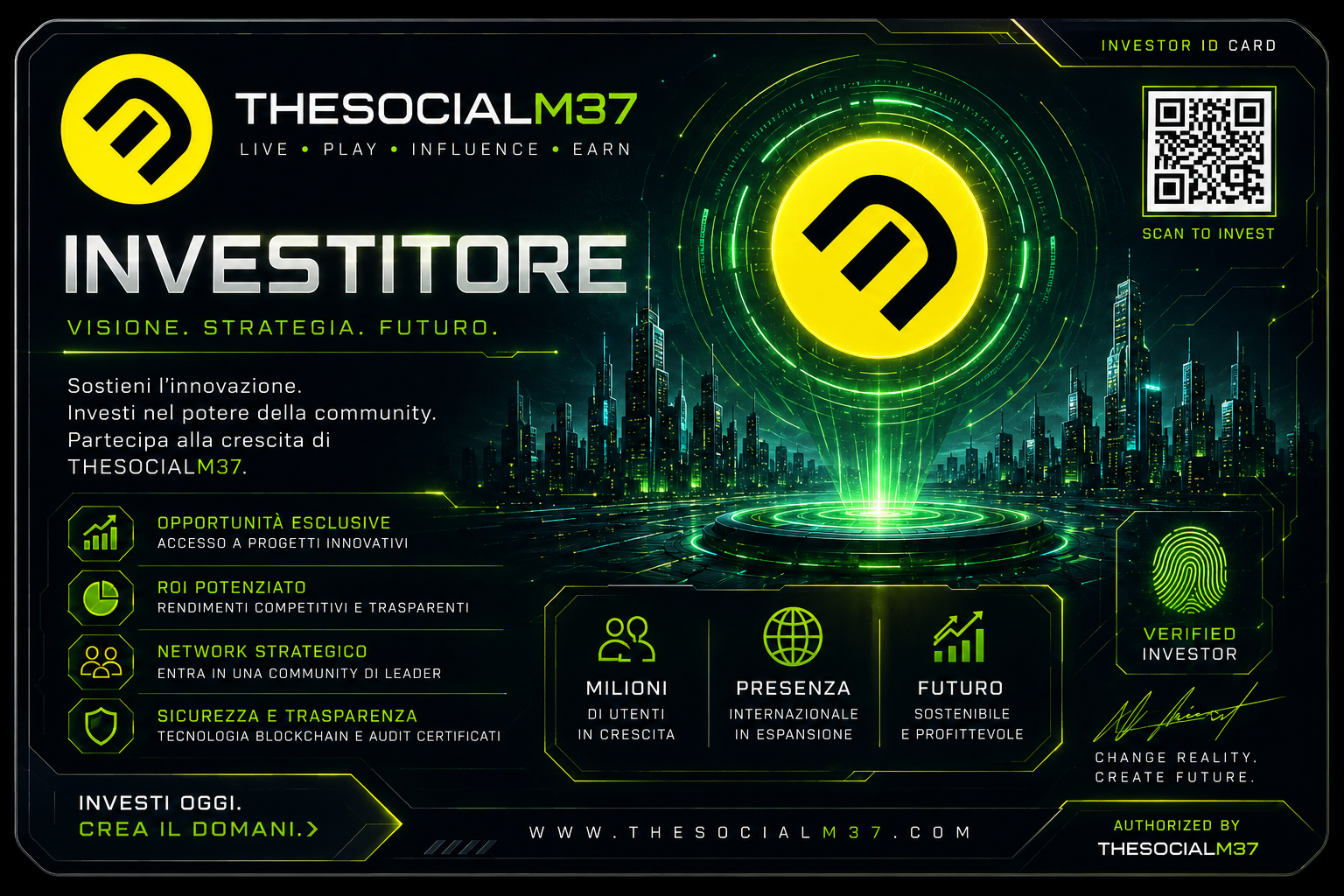 Investitore TheSocialM37